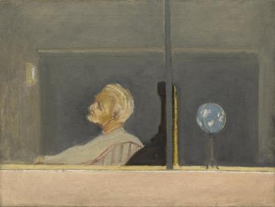 [Man in interior with cash register and globe]



Gyral Sketch Book 2, page 5