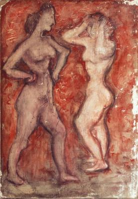 [Standing female nude]