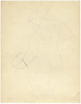 [Standing female nude]