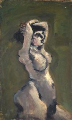 [Standing female nude]