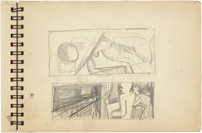 [Abstraction / interior with figures]



Gyral Sketch Book 1, page 21