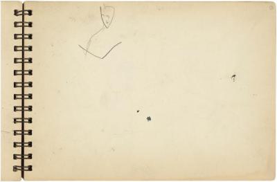 [Figure study, partial] Gyral Sketch Book 1, page 25