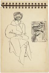 [Seated woman / still life with statues]



Gyral Sketch Book 2, page 12