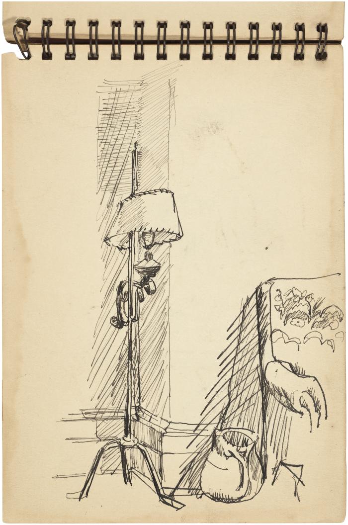 [Floor lamp and armchair]



Gyral Sketch Book 2, page 6