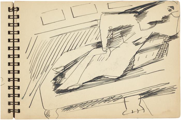 [Reclining woman reading]



Gyral Sketch Book 1, page 9