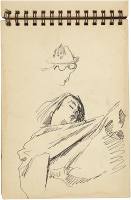 [Sleeping woman / head]



Gyral Sketch Book 2, page 18