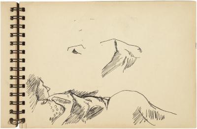 [Reclining woman / drapery studies]



Gyral Sketch Book 2, page 22