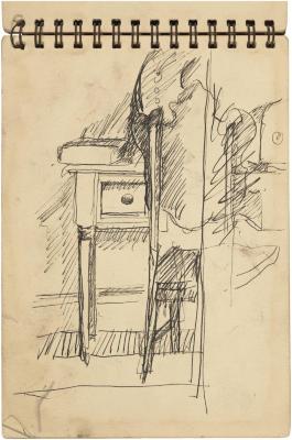 [Side table] Gyral Sketch Book 2, page 46