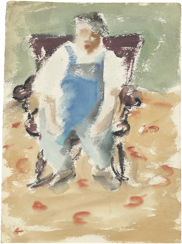 [Boy in rocking chair]