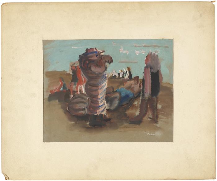 [Bathers on the beach]