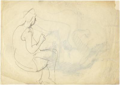 [Seated woman]