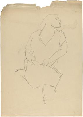 [Seated woman]