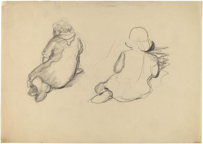 [Seated children]