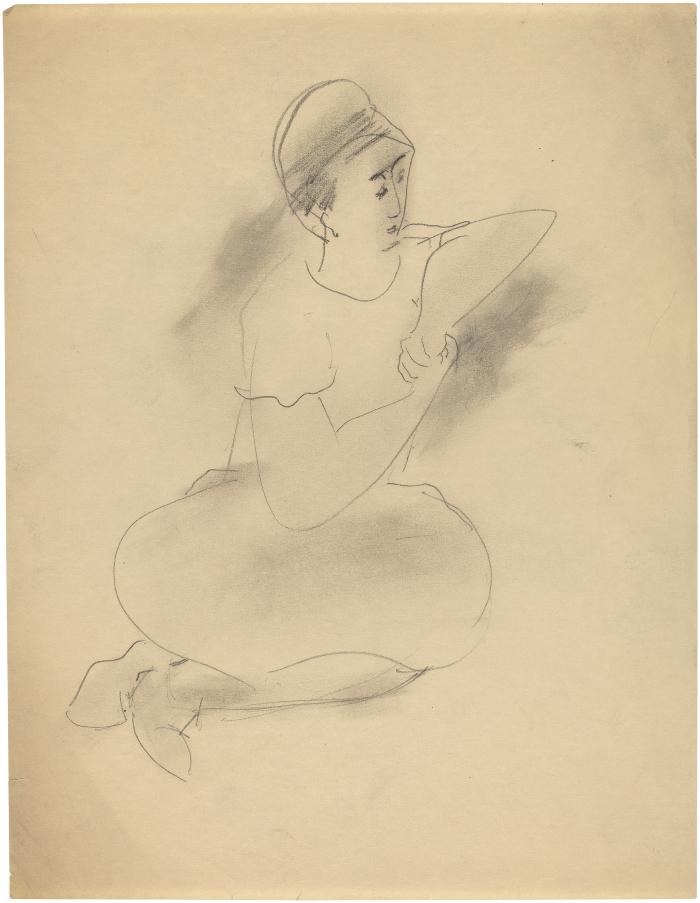 [Seated woman]