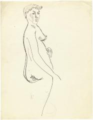 [Standing female nude]