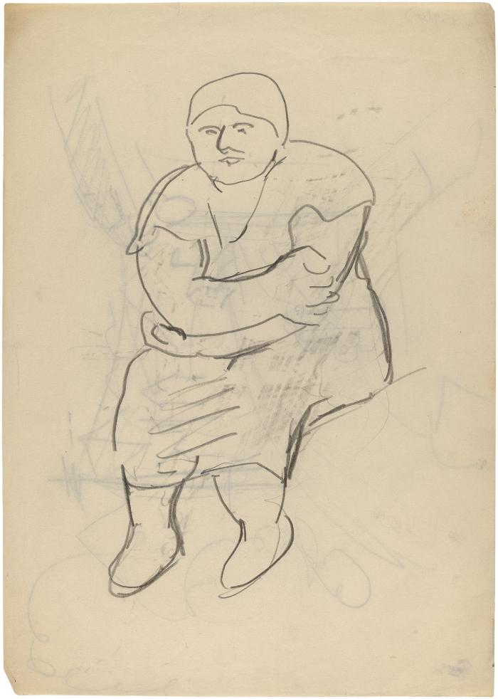 [Seated woman]