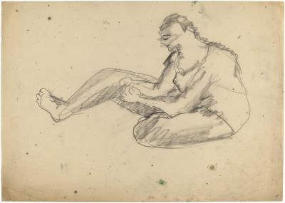 [Seated woman]