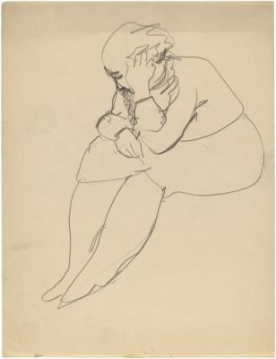 [Seated woman]