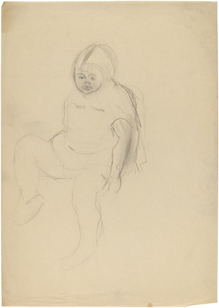 [Seated girl]