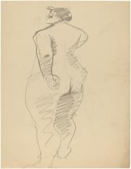 [Standing female nude]