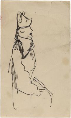 [Seated woman]