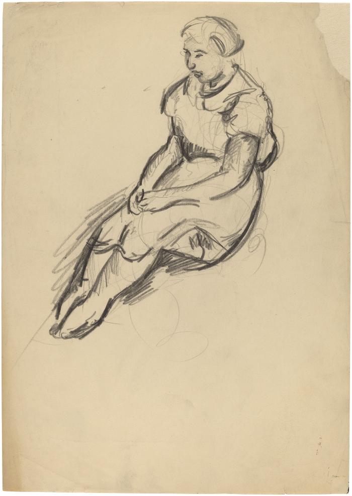[Seated woman]