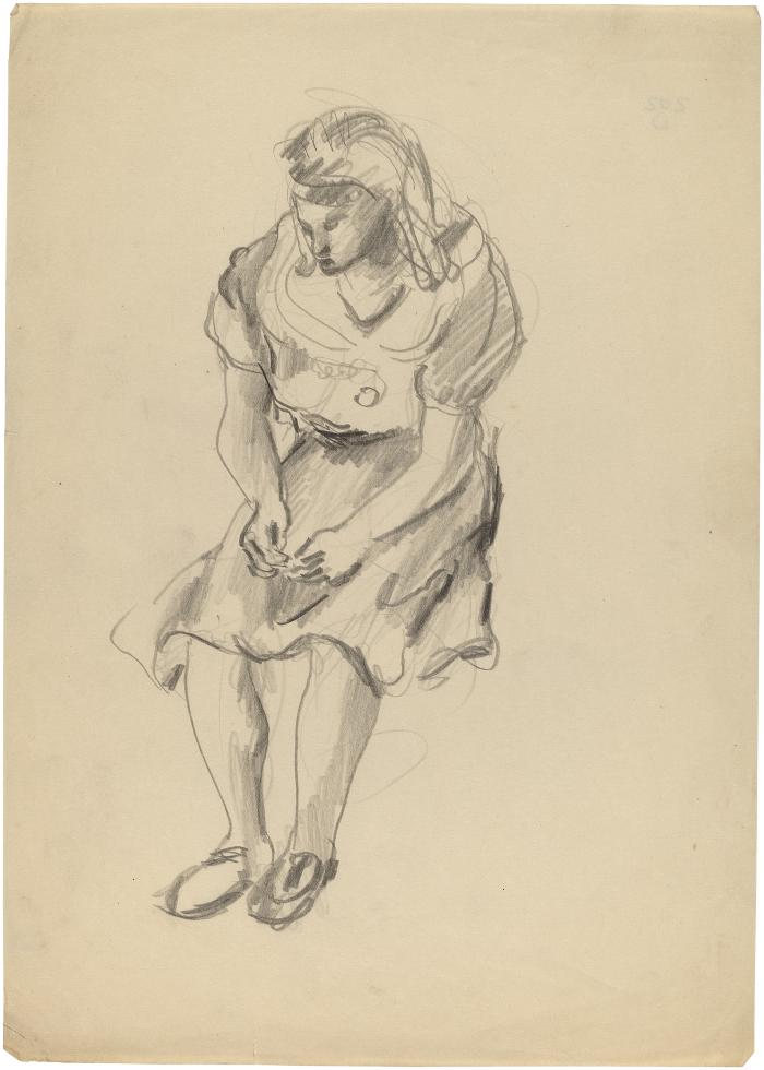 [Seated girl]
