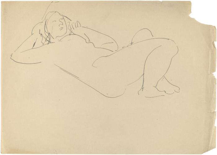[Reclining female nude]