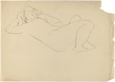 [Reclining female nude]