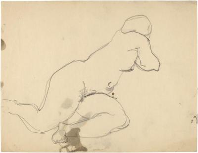 [Reclining female nude]
