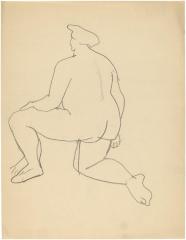 [Kneeling female nude]