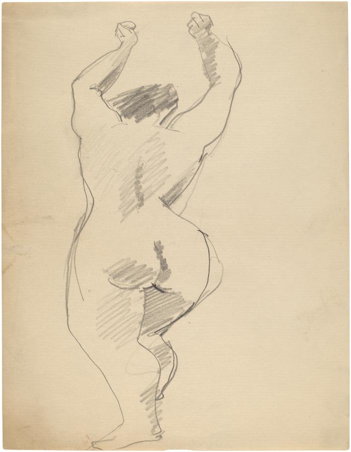 [Standing female nude]