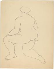 [Kneeling female nude]