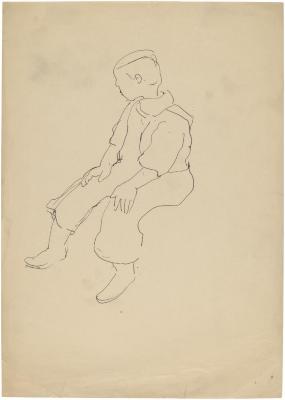 [Seated boy]
