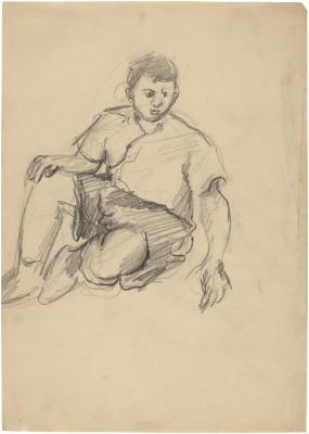[Seated boy]
