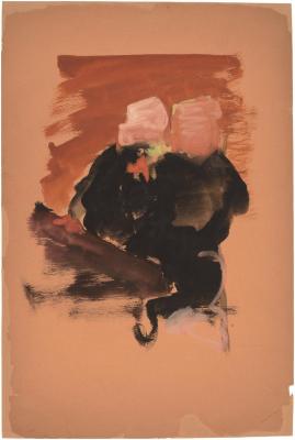 [Two seated figures]