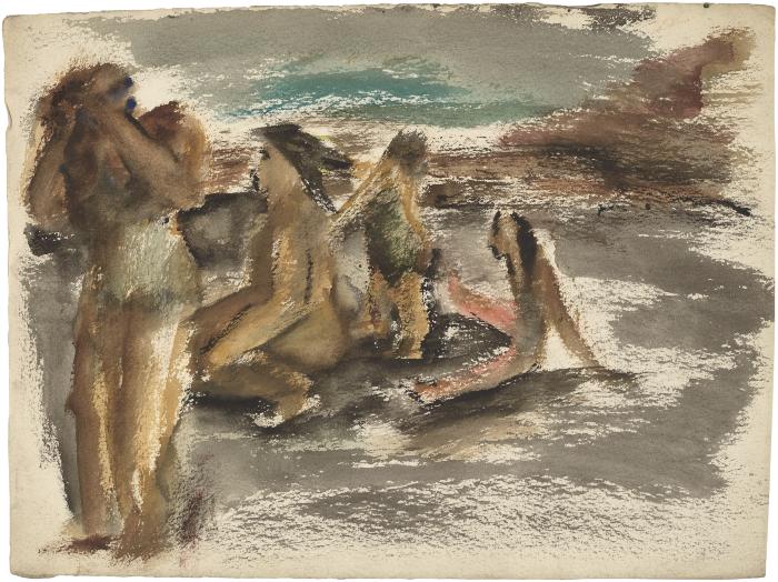 [Bathers on the beach]