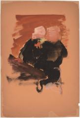 [Two seated figures]