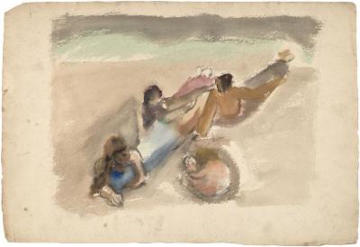 [Bathers on the beach]