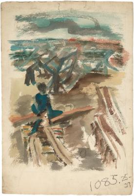 [Figures with gill-net reels]