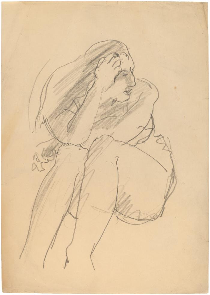 [Seated woman]