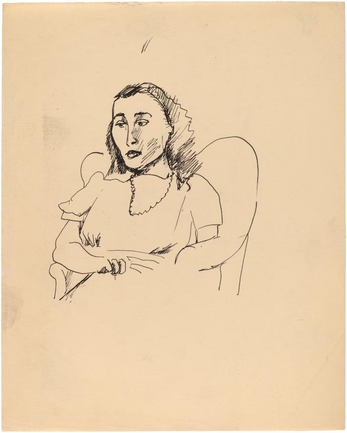 [Woman in chair]