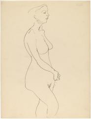 [Standing female nude]