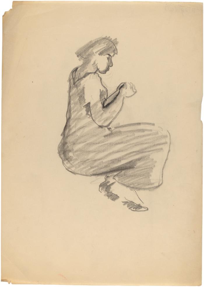 [Seated woman]