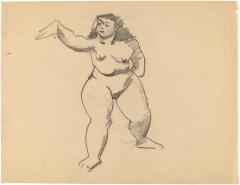 [Standing female nude]