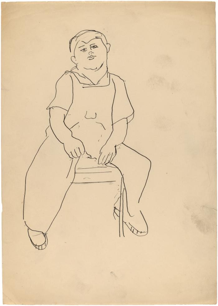 [Seated boy]