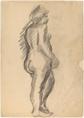 [Standing female nude]