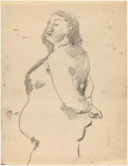 [Standing female nude]