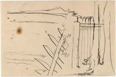 [Landscape with fence]