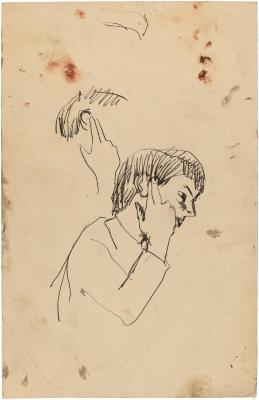 [Bust of a boy, two studies]